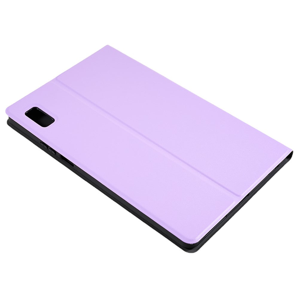 For Lenovo Tab M9 PU Leather Tablet Case Foldable Stand Protective Tablet Cover - Purple