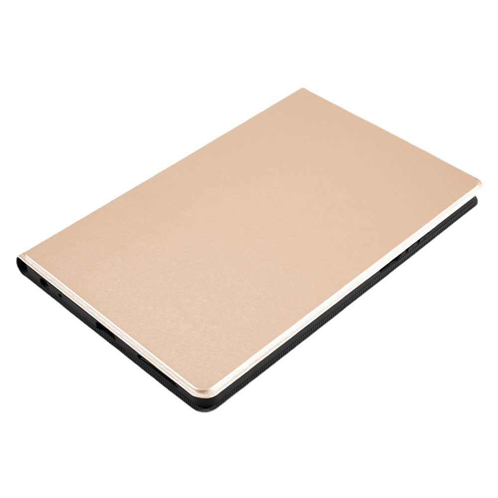 For Lenovo Tab M9 PU Leather Tablet Case Foldable Stand Protective Tablet Cover - Gold