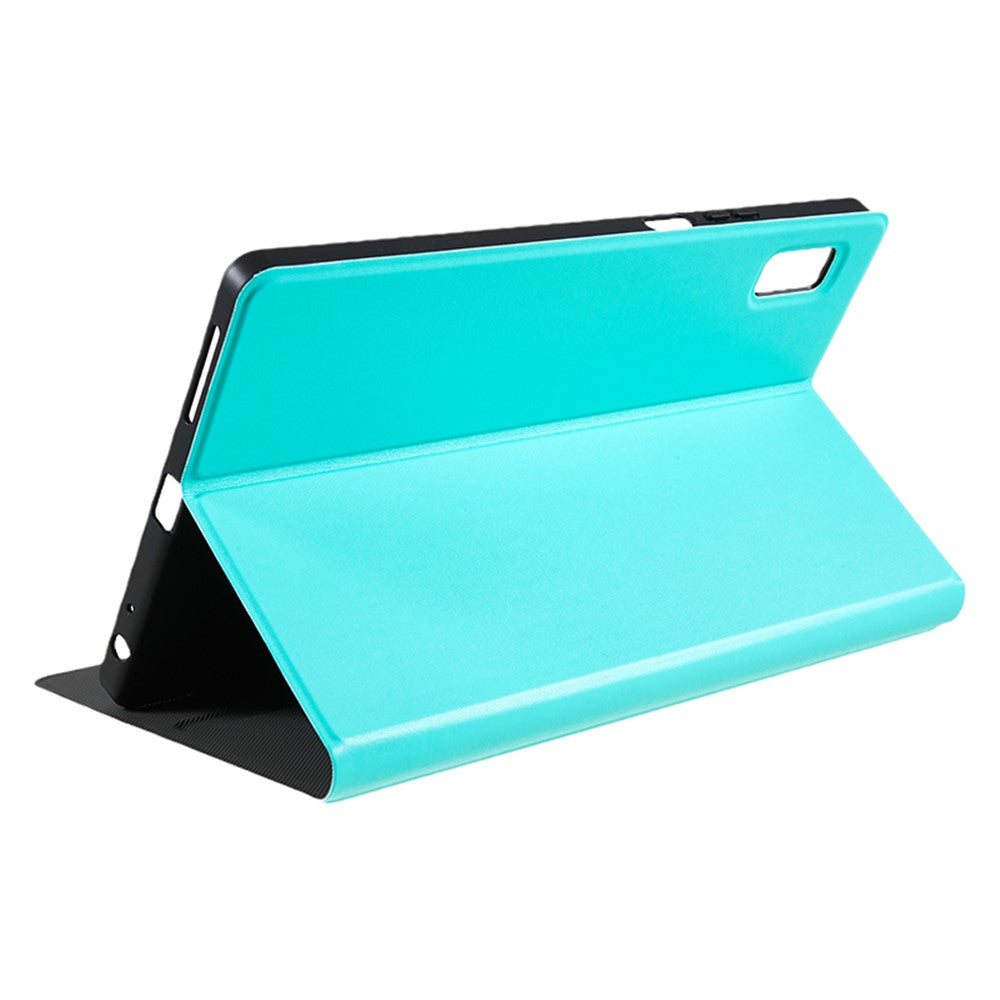 For Lenovo Tab M9 PU Leather Tablet Case Foldable Stand Protective Tablet Cover - Green
