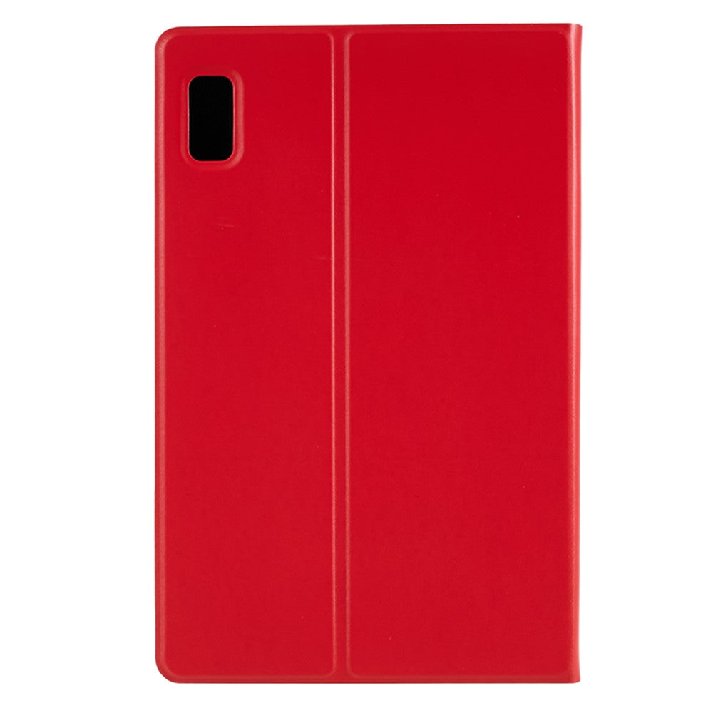 For Lenovo Tab M9 PU Leather Tablet Case Foldable Stand Protective Tablet Cover - Red