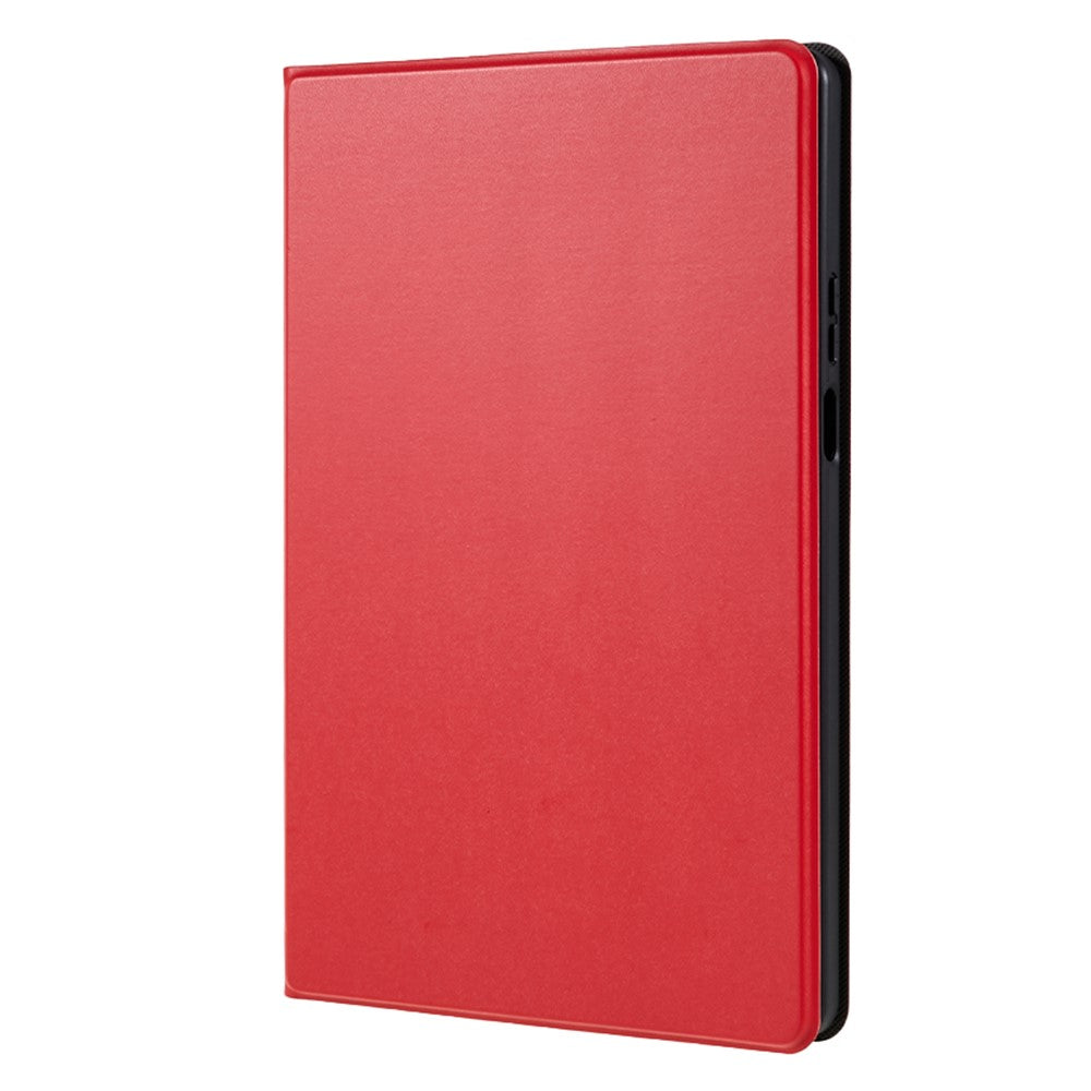For Lenovo Tab M9 PU Leather Tablet Case Foldable Stand Protective Tablet Cover - Red