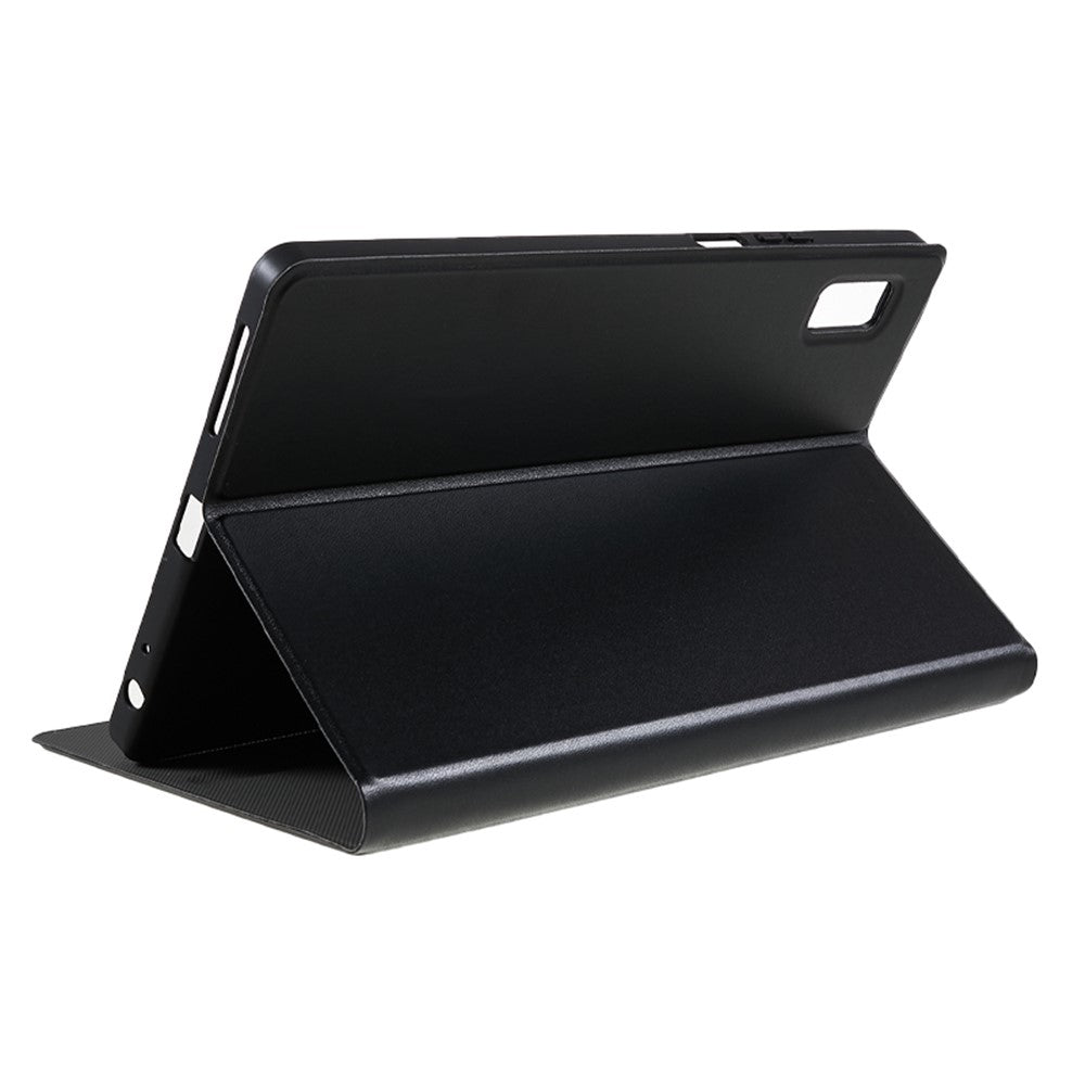 For Lenovo Tab M9 PU Leather Tablet Case Foldable Stand Protective Tablet Cover - Black