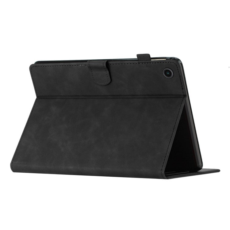 For Honor Pad 6 10.1-inch / Pad X6 9.7 inch / Huawei Enjoy Tablet 2 / MatePad T 10 9.7 inch / T 10S 10.1 inch Card Slot Leather Tablet Case Cover - Black