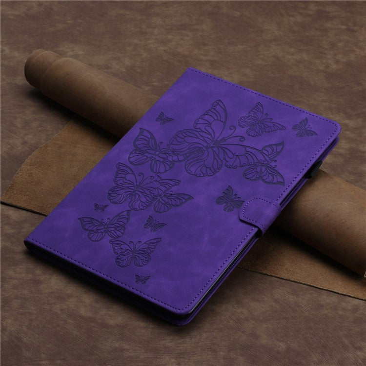 For Honor Pad 6 10.1-inch / Pad X6 9.7 inch / Huawei Enjoy Tablet 2 / MatePad T 10 9.7 inch / T 10S 10.1 inch Card Slot Leather Tablet Case Cover - Purple