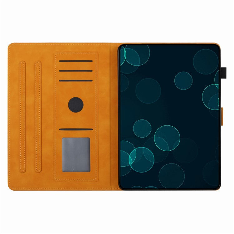 For Honor Pad 6 10.1-inch / Pad X6 9.7 inch / Huawei Enjoy Tablet 2 / MatePad T 10 9.7 inch / T 10S 10.1 inch Card Slot Leather Tablet Case Cover - Yellow
