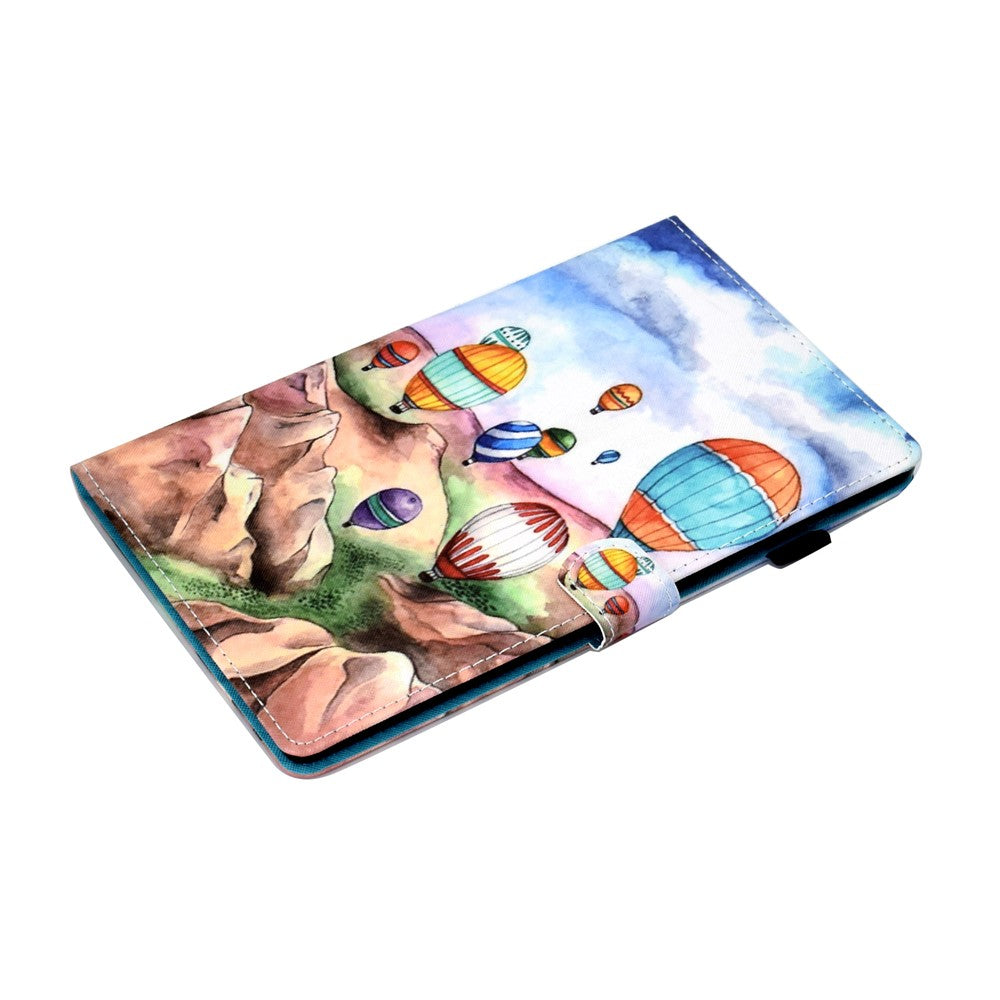 For Lenovo Tab M9 TB-310FU A1 Pattern Printing Folio Cover PU Leather Stand Card Slot Tablet Case - Balloon