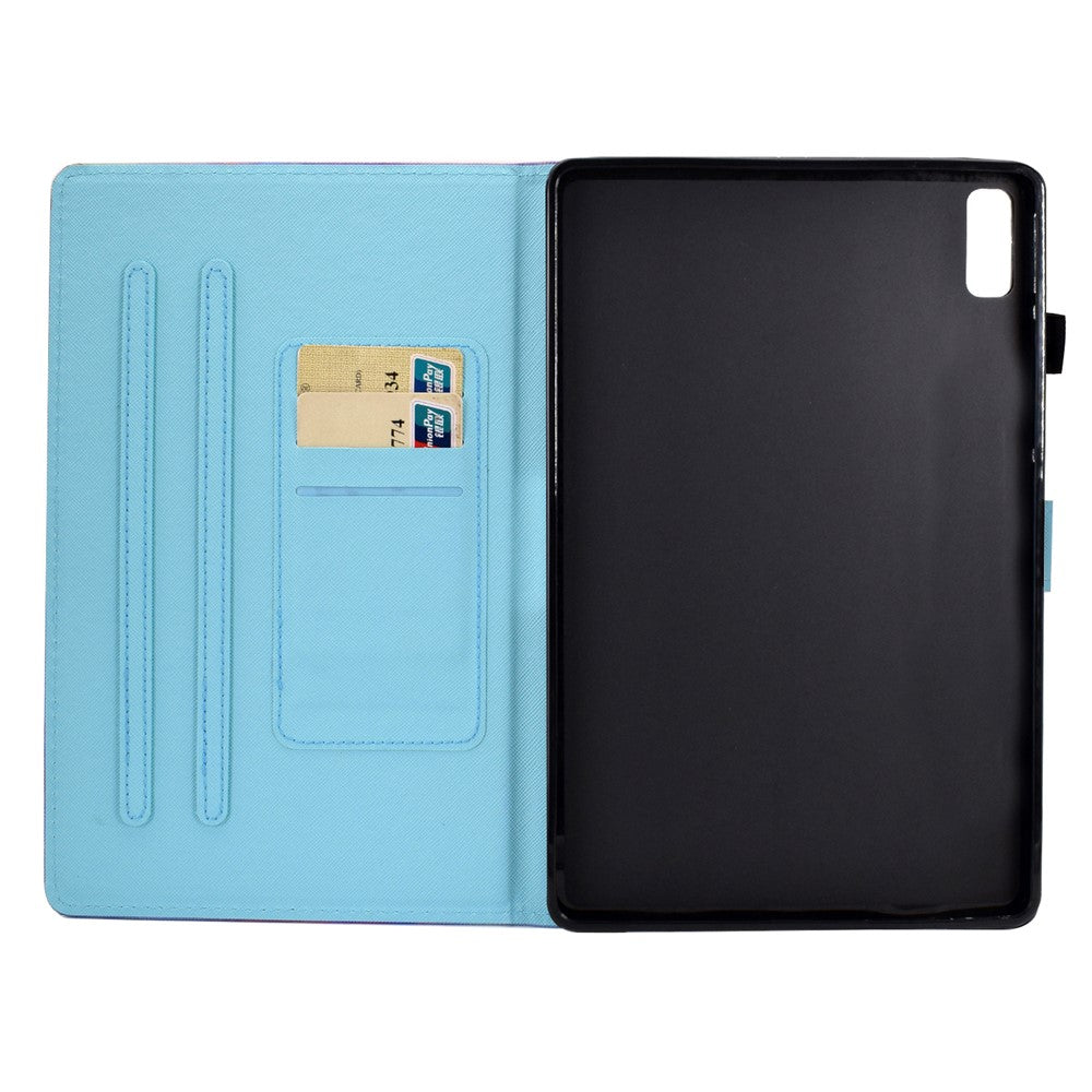 For Lenovo Tab P11 Gen 2 TB-350 A1 Pattern Printing Flip Cover PU Leather Stand Card Holder Tablet Case - Dream Catcher