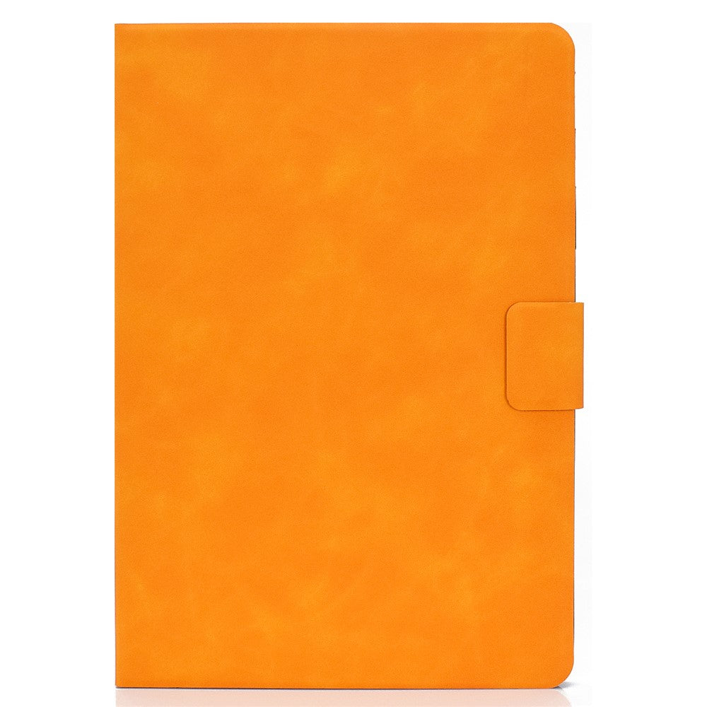 For Lenovo Tab P11 Pro Gen 2 PU Leather Tablet Case A7 Cowhide Texture Stand Protective Cover with Card Holder - Khaki
