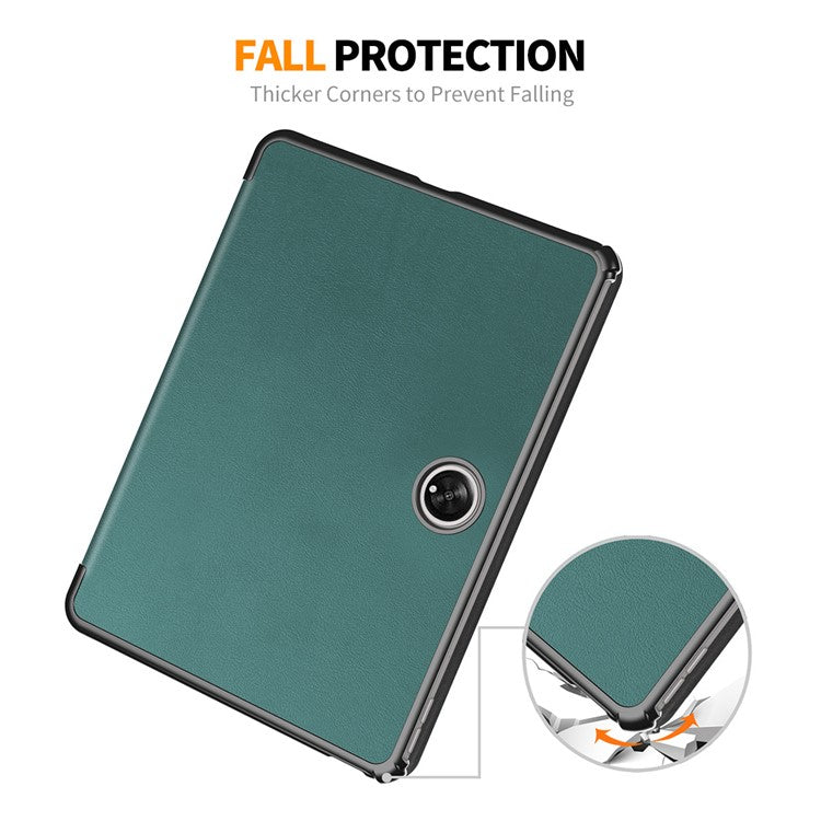 ENKAY HAT PRINCE For OnePlus Pad / Oppo Pad 2 Tablet Case PU Leather+PC Trifold Stand Cover with Auto Wake / Sleep - Dark Blue