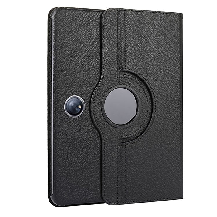 ENKAY HAT PRINCE For Oppo Pad 2 / OnePlus Pad Leather+PC Tablet Case 360 Degree Rotating Stand Cover with Auto Sleep / Wake - Black