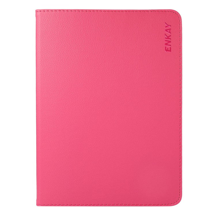 ENKAY HAT PRINCE For Oppo Pad 2 / OnePlus Pad Leather+PC Tablet Case 360 Degree Rotating Stand Cover with Auto Sleep / Wake - Rose