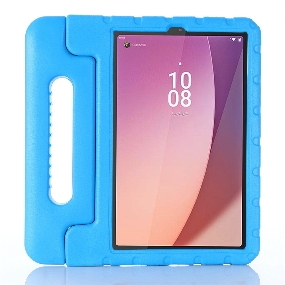 For Lenovo Tab M9 Protective EVA Case Anti-Fall Tablet Cover Shockproof Case with Kickstand Handle - Blue