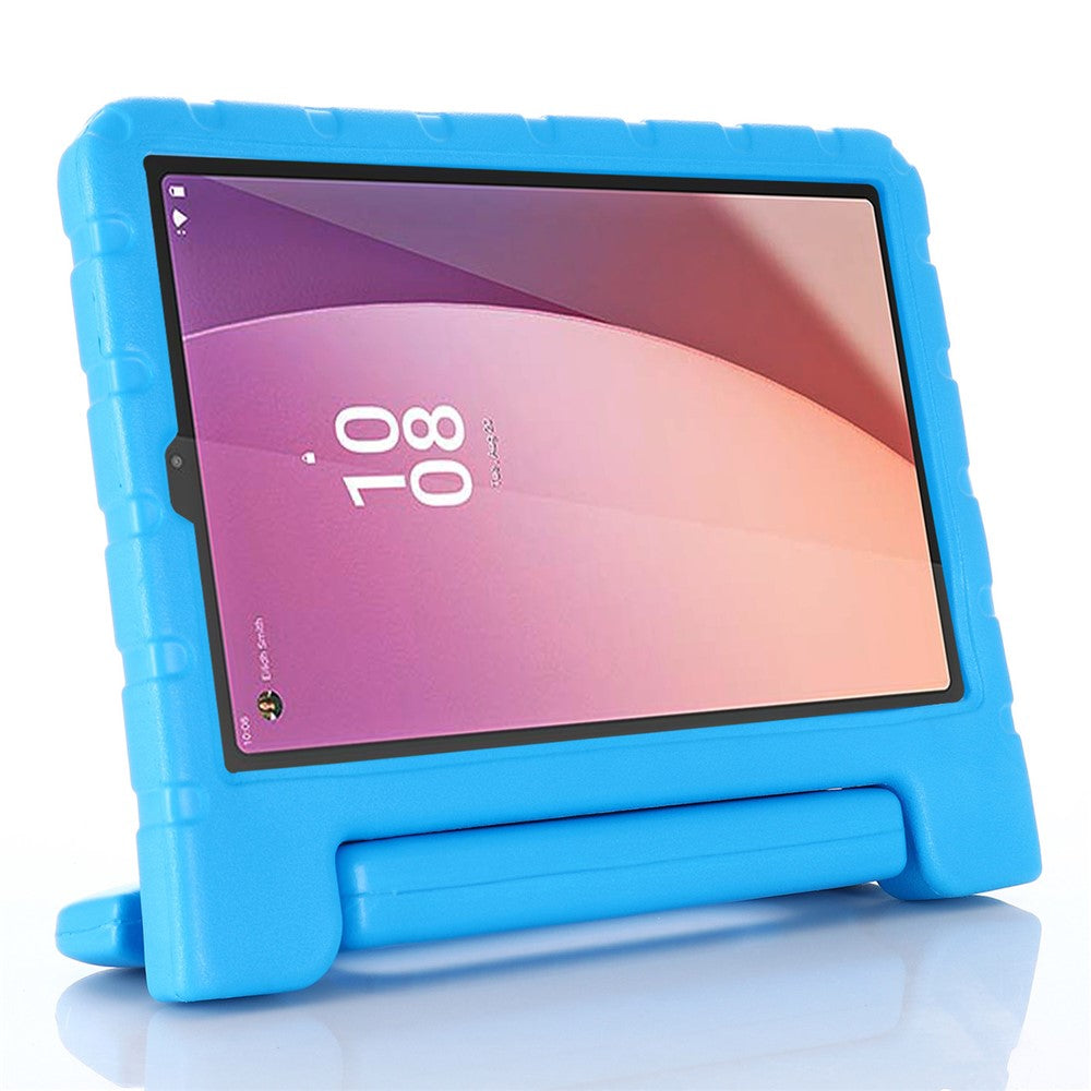 For Lenovo Tab M9 Protective EVA Case Anti-Fall Tablet Cover Shockproof Case with Kickstand Handle - Blue