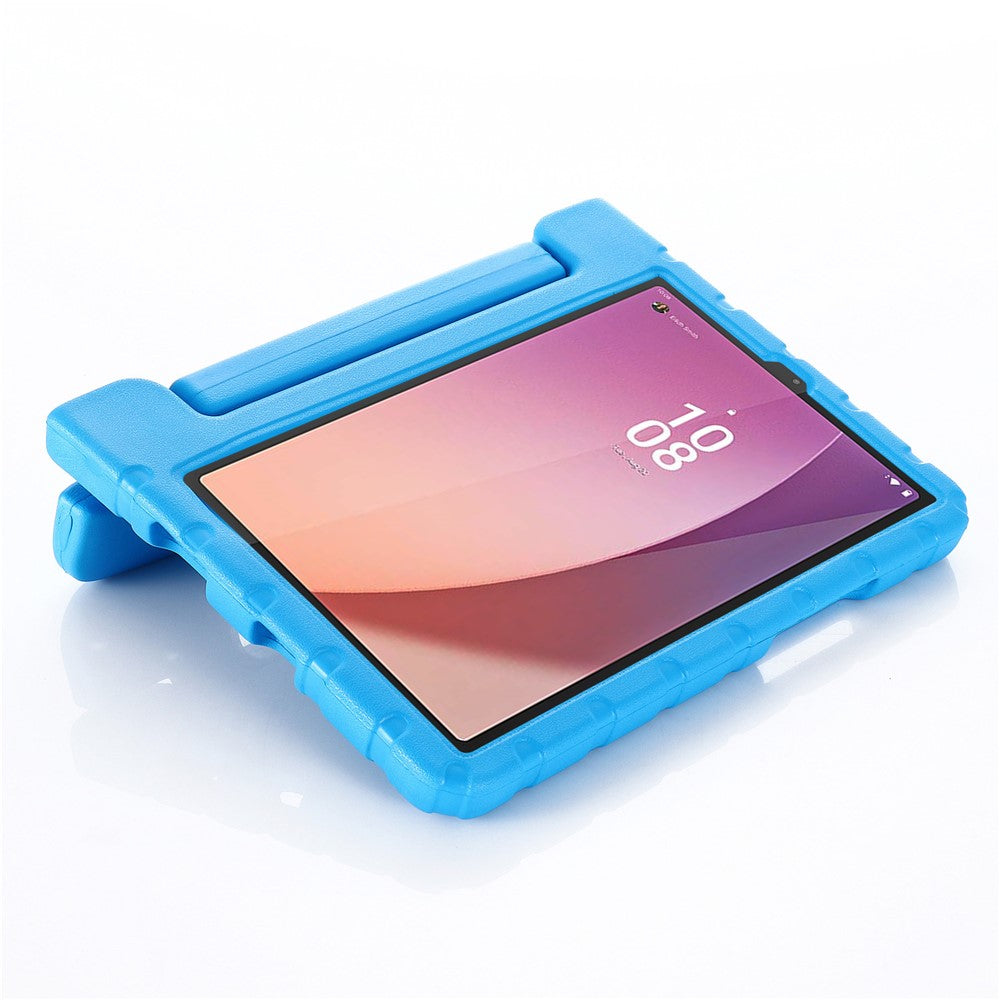 For Lenovo Tab M9 Protective EVA Case Anti-Fall Tablet Cover Shockproof Case with Kickstand Handle - Blue