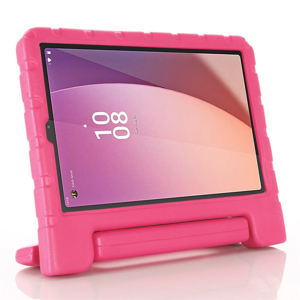 For Lenovo Tab M9 Protective EVA Case Anti-Fall Tablet Cover Shockproof Case with Kickstand Handle - Rose
