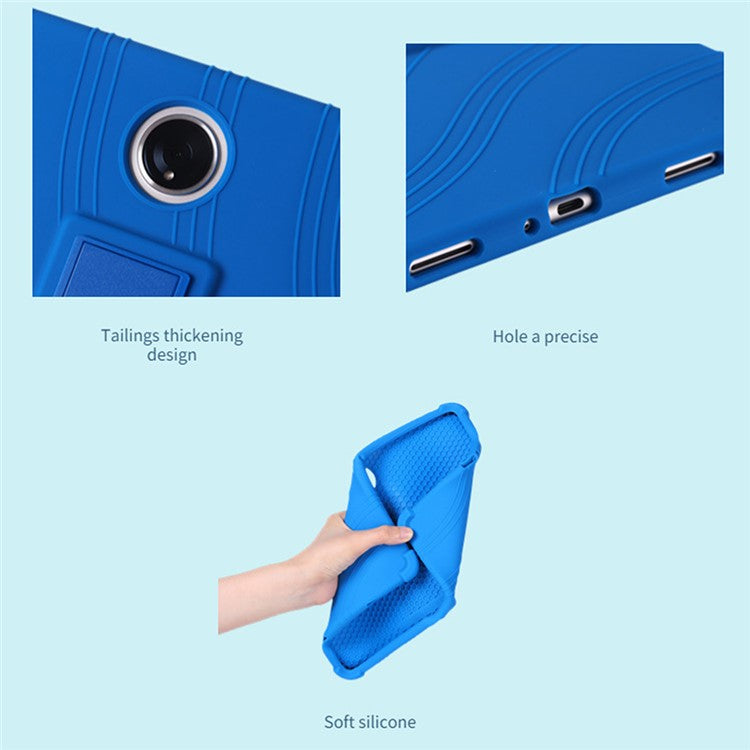 Shockproof Silicone Case for Oppo Pad 2 PC Kickstand Protective Tablet Cover - Multi-color