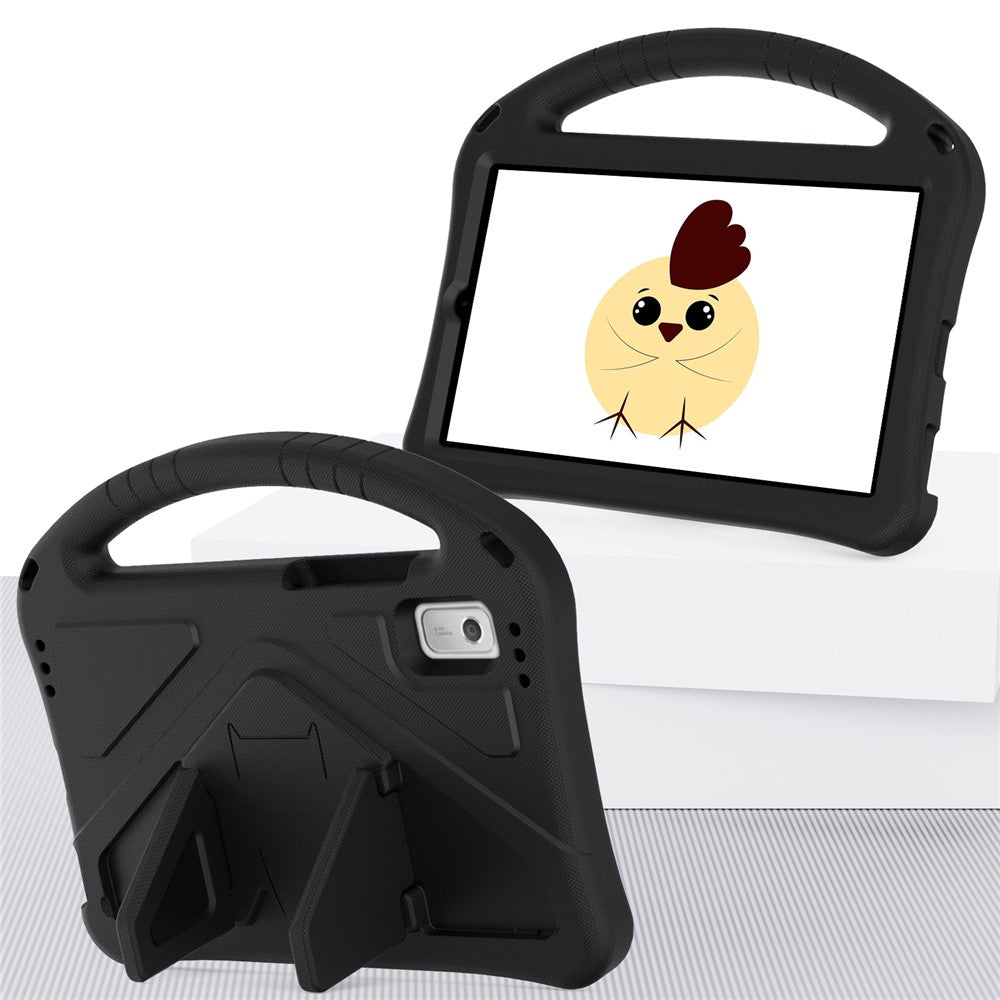 For Lenovo Tab M9 Handle Design Tablet Case Kickstand Shockproof EVA Protective Cover - Black