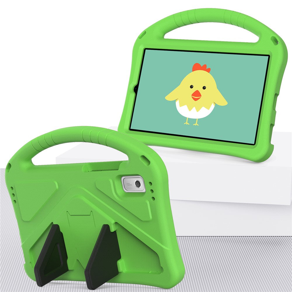 For Lenovo Tab M9 Handle Design Tablet Case Kickstand Shockproof EVA Protective Cover - Green