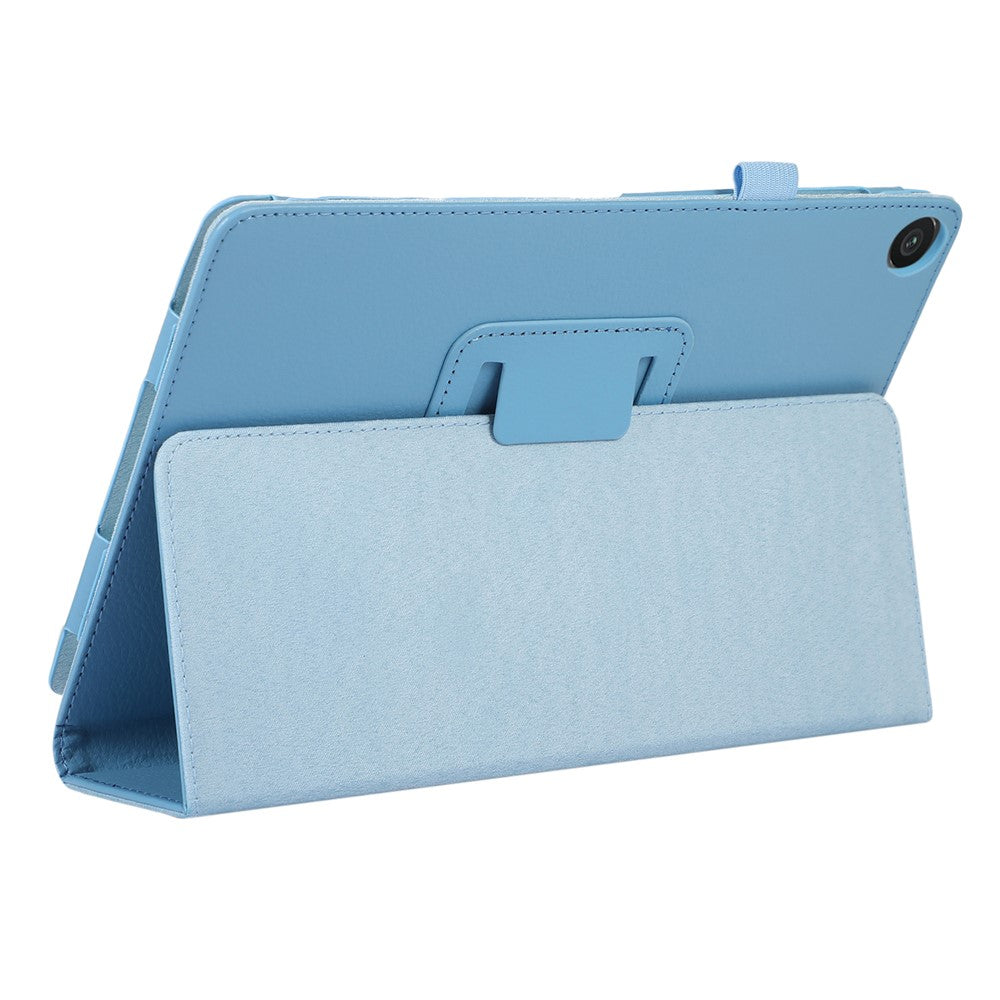 For Lenovo Tab M10 (Gen 3) Litchi Texture PU Leather Case Full Protection Stand Tablet Cover - Baby Blue