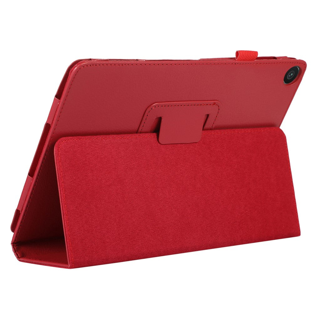 For Lenovo Tab M10 (Gen 3) Litchi Texture PU Leather Case Full Protection Stand Tablet Cover - Red