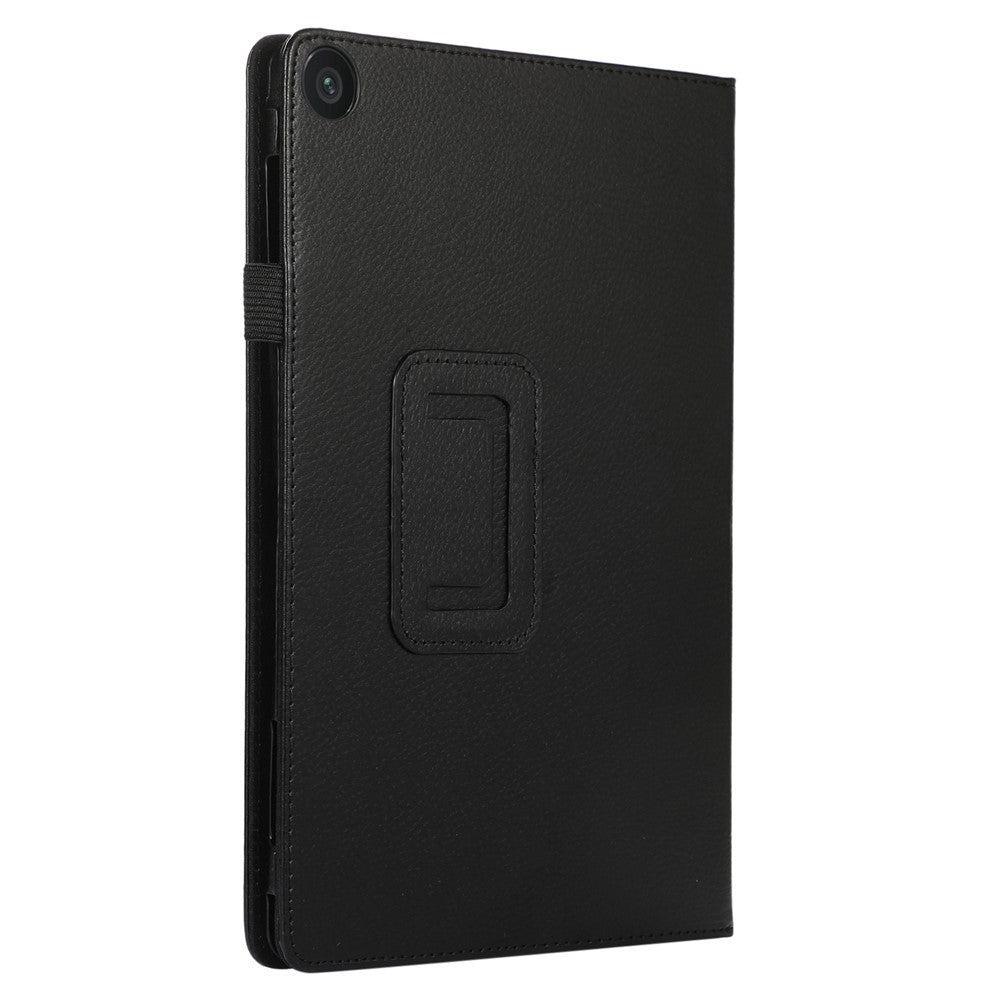 For Lenovo Tab M10 (Gen 3) Litchi Texture PU Leather Case Full Protection Stand Tablet Cover - Black