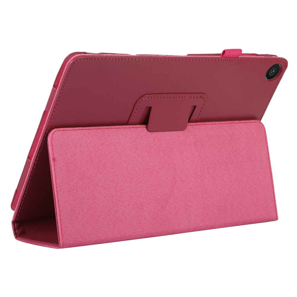 For Lenovo Tab M10 (Gen 3) Litchi Texture PU Leather Case Full Protection Stand Tablet Cover - Rose