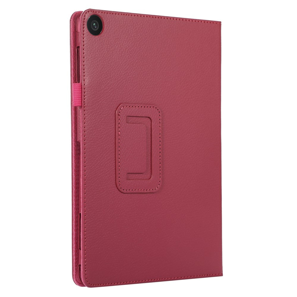 For Lenovo Tab M10 (Gen 3) Litchi Texture PU Leather Case Full Protection Stand Tablet Cover - Rose