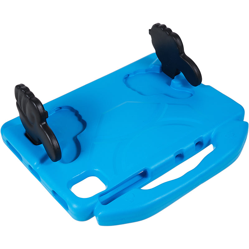 For Samsung Galaxy Tab S7 / S8 / S9 / S9 FE Tablet Case Handle Grip Thumb Kickstand EVA Tablet Cover - Blue