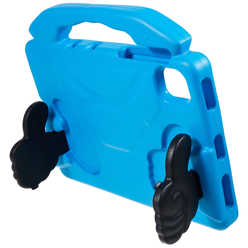 For Samsung Galaxy Tab S7 / S8 / S9 / S9 FE Tablet Case Handle Grip Thumb Kickstand EVA Tablet Cover - Blue