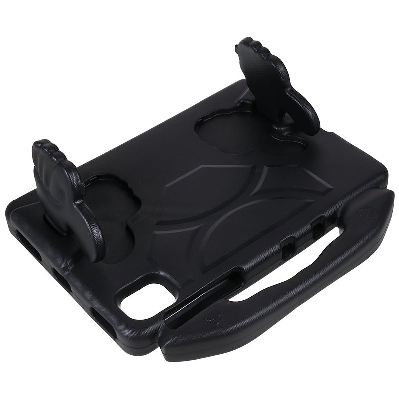 For Samsung Galaxy Tab S7 / S8 / S9 / S9 FE Tablet Case Handle Grip Thumb Kickstand EVA Tablet Cover - Black