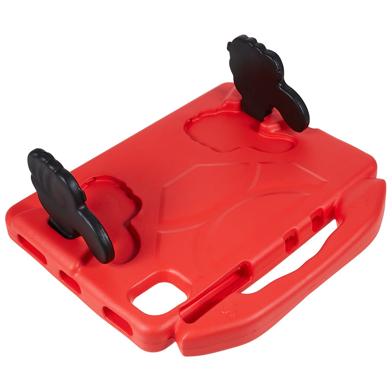 For Samsung Galaxy Tab S7 / S8 / S9 / S9 FE Tablet Case Handle Grip Thumb Kickstand EVA Tablet Cover - Red