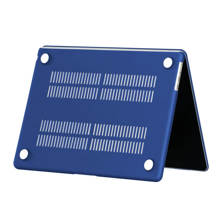 For Macbook Air 15 inch (2025) / (2024) A3114 M3 / (2023) M2 A2941 Laptop Case Anti-Scratch Hard PC Matte Notebook Cover - Peony Blue