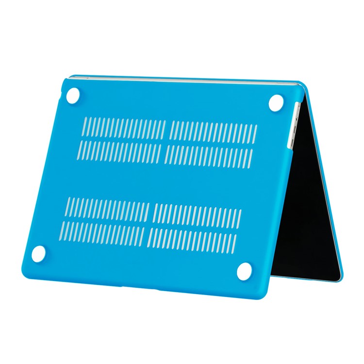 For Macbook Air 15 inch (2025) / (2024) A3114 M3 / (2023) M2 A2941 Laptop Case Anti-Scratch Hard PC Matte Notebook Cover - Aqua Blue