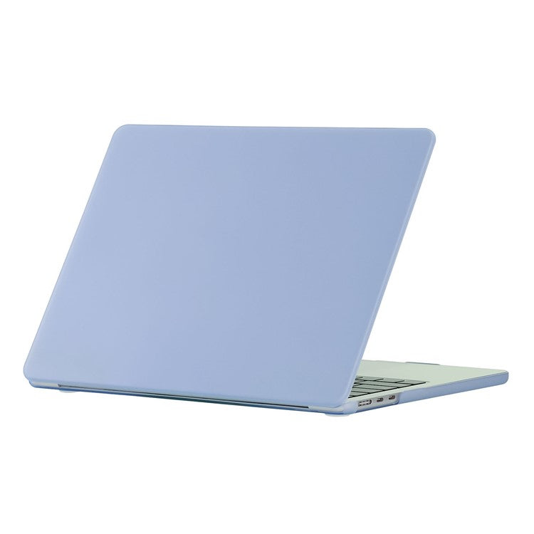 For Macbook Air 15 inch (2025) / (2024) A3114 M3 / (2023) M2 A2941 Laptop Case Anti-Scratch Hard PC Matte Notebook Cover - Grey Blue
