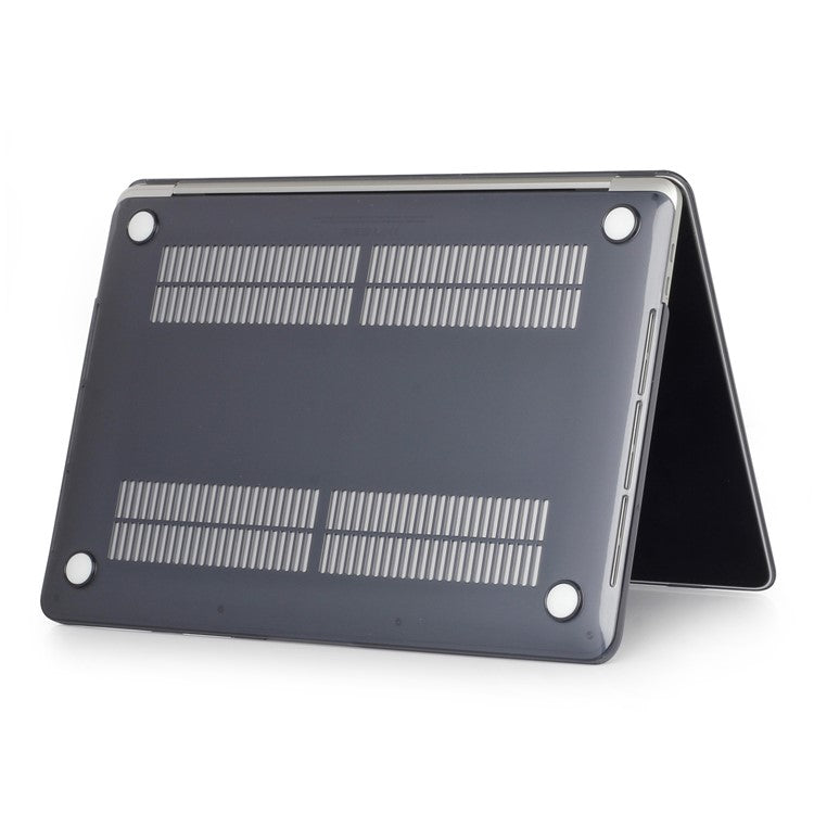 For Macbook Air 15 inch (2025) / (2024) A3114 M3 / (2023) M2 A2941 Laptop Case Transparent Hard PC Protective Cover - Black