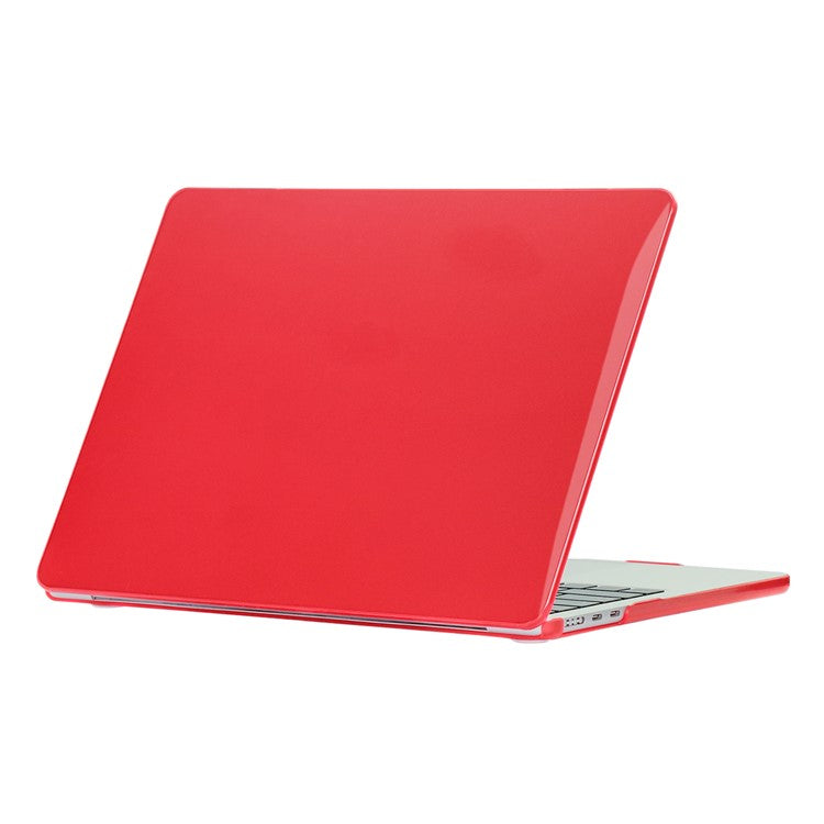 For Macbook Air 15 inch (2025) / (2024) A3114 M3 / (2023) M2 A2941 Laptop Case Transparent Hard PC Protective Cover - Red