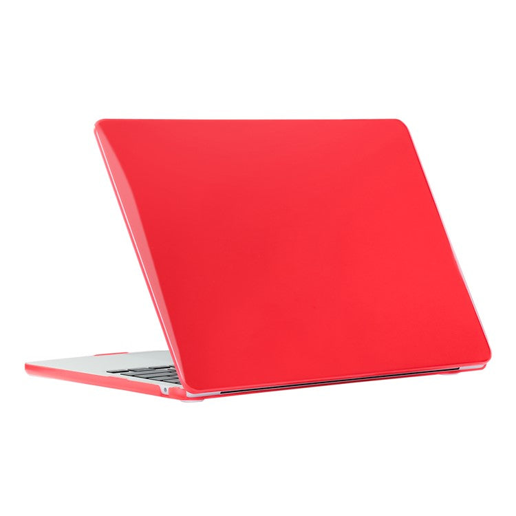 For Macbook Air 15 inch (2025) / (2024) A3114 M3 / (2023) M2 A2941 Laptop Case Transparent Hard PC Protective Cover - Red