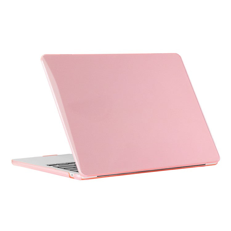 For Macbook Air 15 inch (2025) / (2024) A3114 M3 / (2023) M2 A2941 Laptop Case Transparent Hard PC Protective Cover - Pink