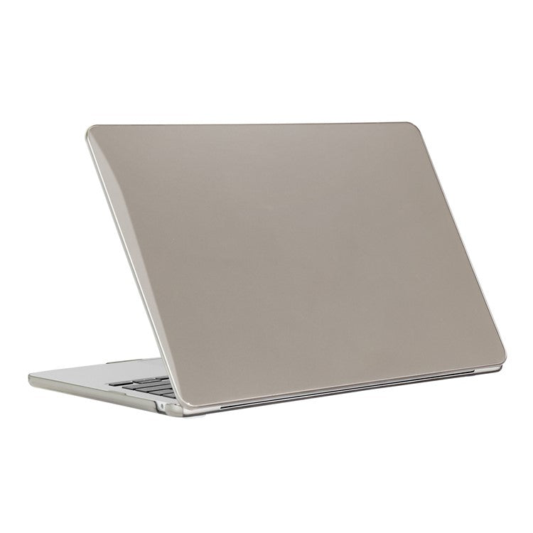 For Macbook Air 15 inch (2025) / (2024) A3114 M3 / (2023) M2 A2941 Laptop Case Transparent Hard PC Protective Cover - Grey