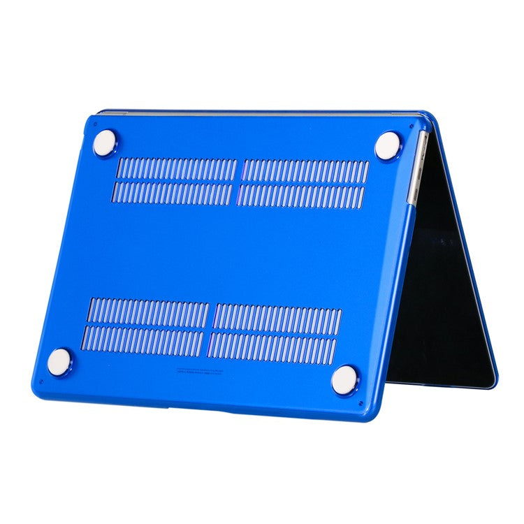 For Macbook Air 15 inch (2025) / (2024) A3114 M3 / (2023) M2 A2941 Laptop Case Transparent Hard PC Protective Cover - Dark Blue