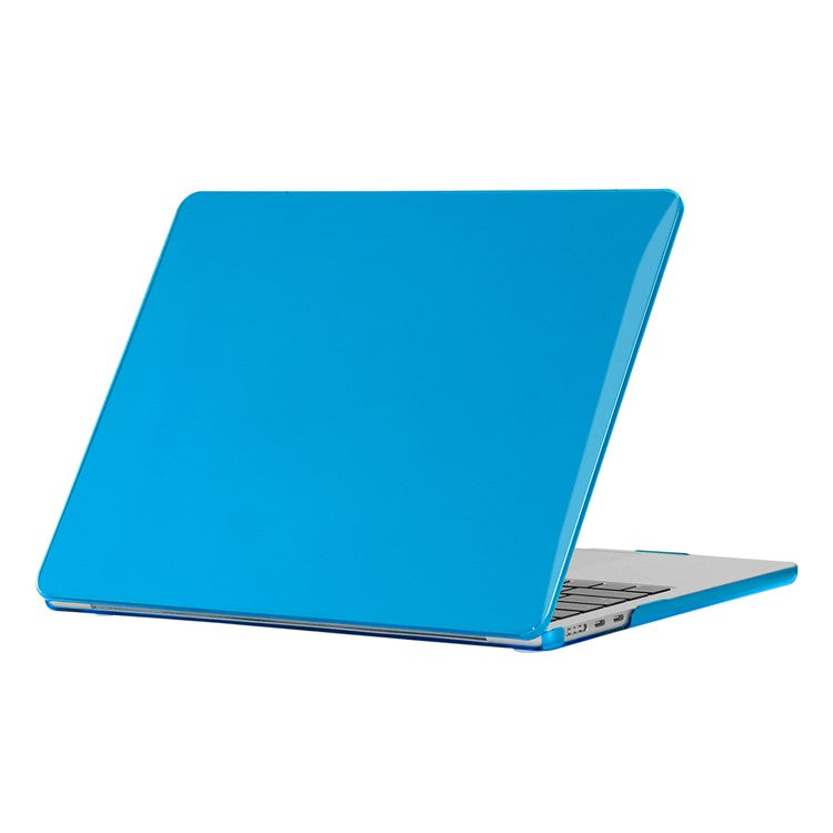 For Macbook Air 15 inch (2025) / (2024) A3114 M3 / (2023) M2 A2941 Laptop Case Transparent Hard PC Protective Cover - Blue