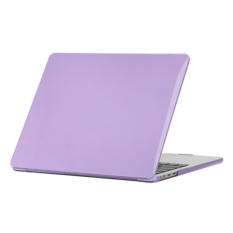 For Macbook Air 15 inch (2025) / (2024) A3114 M3 / (2023) M2 A2941 Laptop Case Transparent Hard PC Protective Cover - Purple