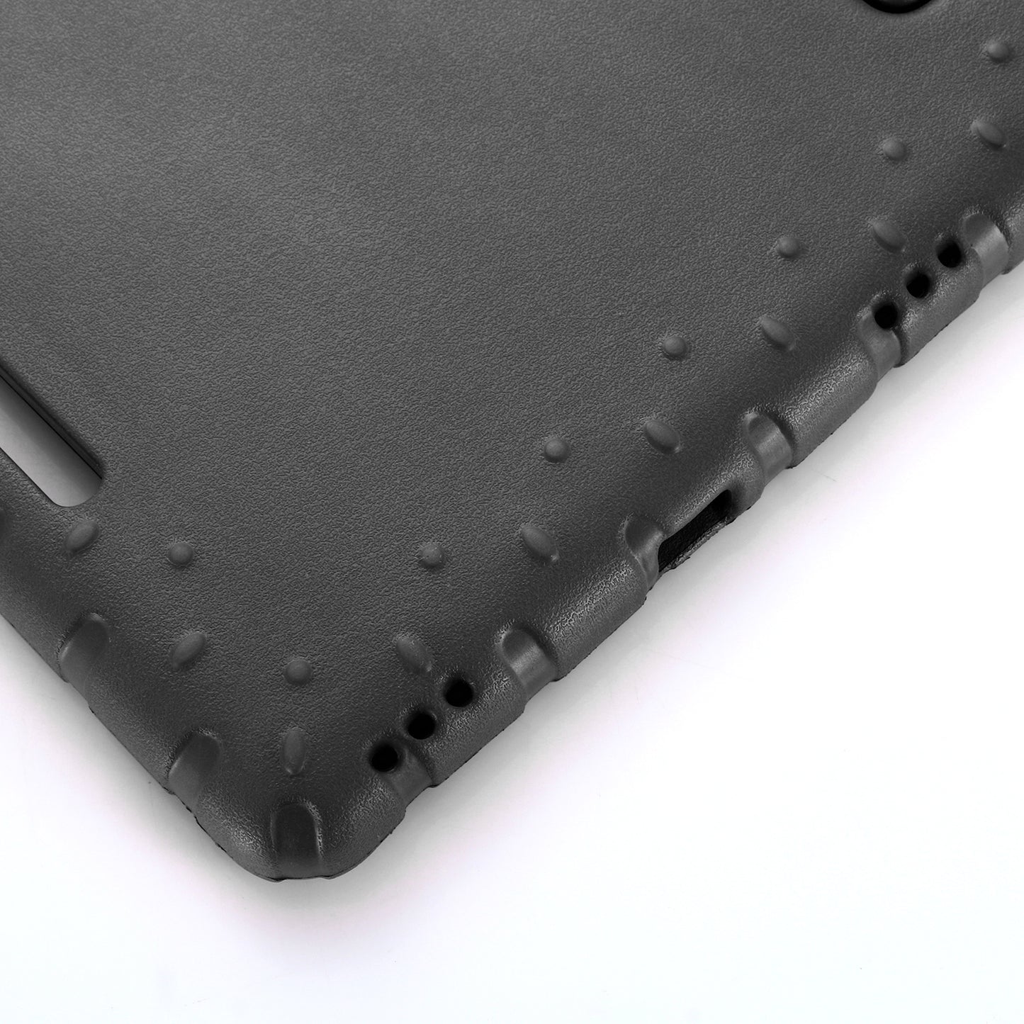 For Samsung Galaxy Tab S9+ / S9 FE+ EVA Tablet Protective Case Handle Kickstand Drop-Proof Cover - Black