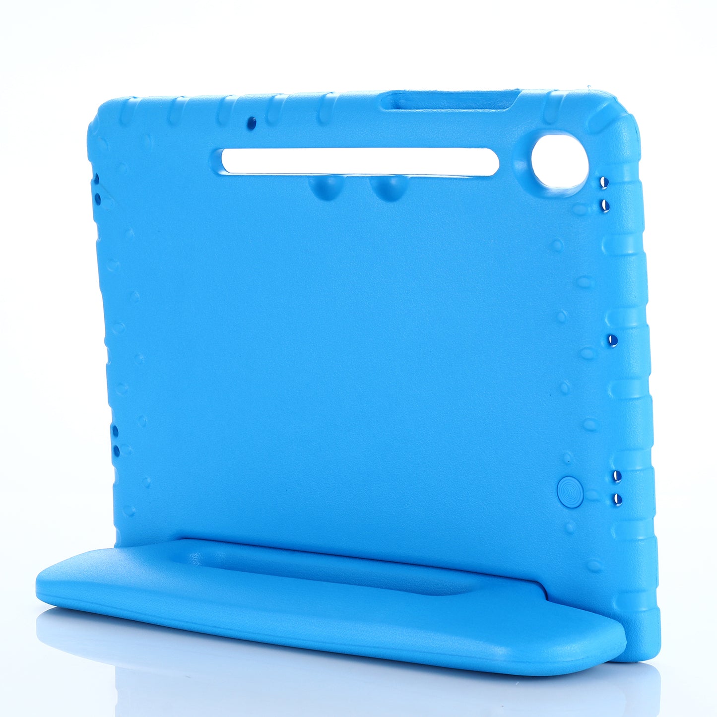 For Samsung Galaxy Tab S9 / S9 FE Protective EVA Kids Cover Handle Kickstand Shockproof Tablet Case - Blue