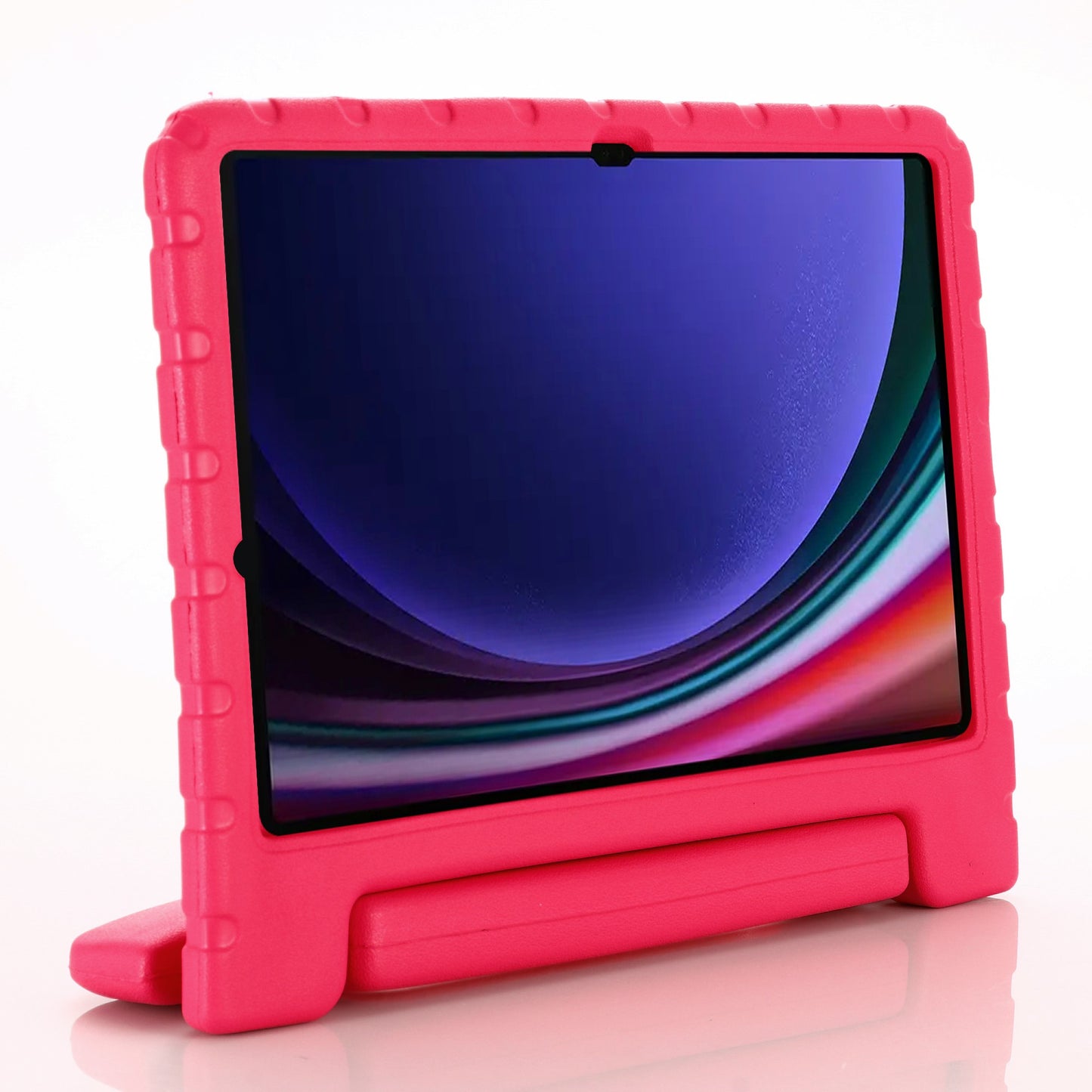 For Samsung Galaxy Tab S9 / S9 FE Protective EVA Kids Cover Handle Kickstand Shockproof Tablet Case - Rose