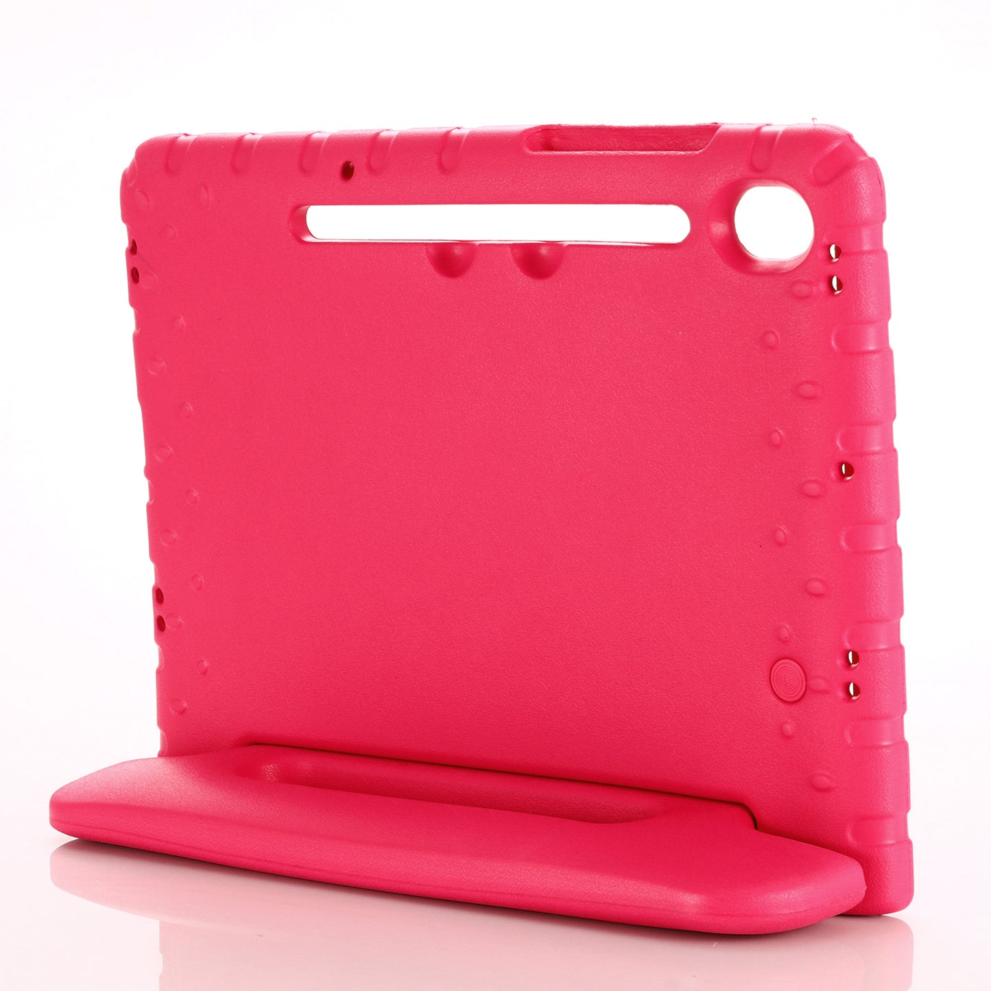 For Samsung Galaxy Tab S9 / S9 FE Protective EVA Kids Cover Handle Kickstand Shockproof Tablet Case - Rose