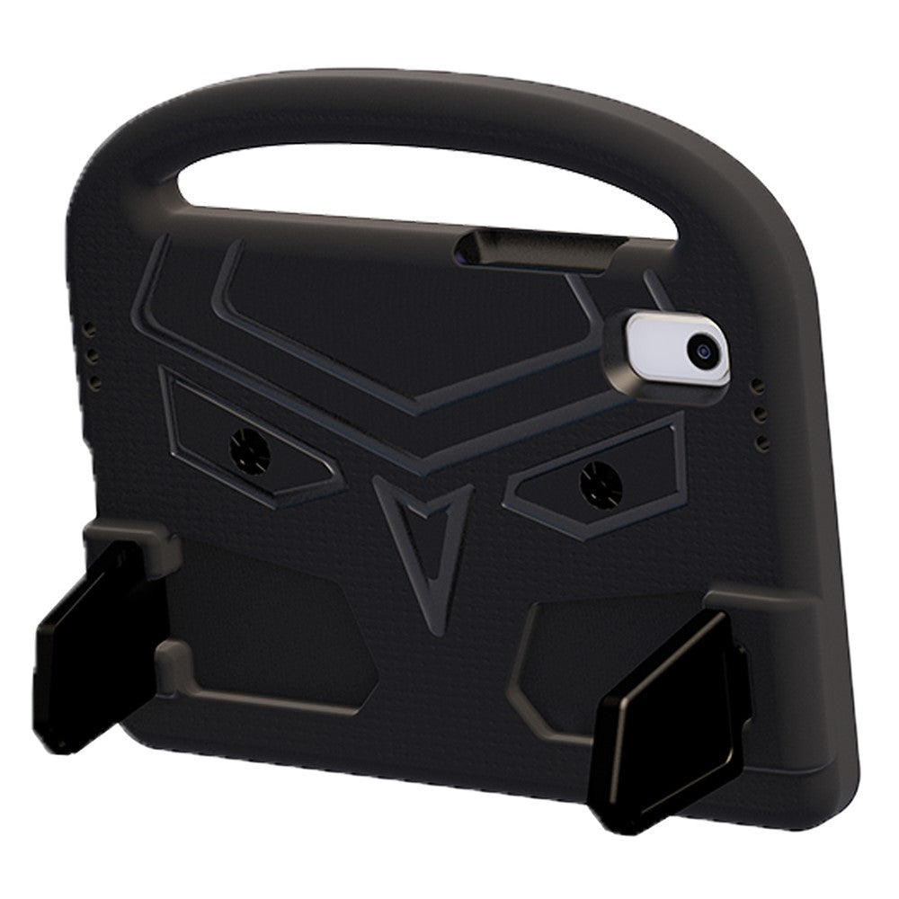 For Lenovo Tab M9 Sparrow Style EVA Case Foldable Kickstand Tablet Protective Cover with Portable Handle - Black