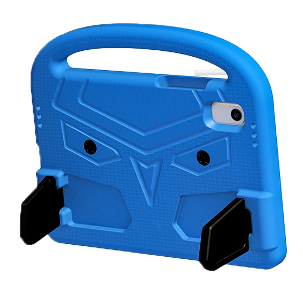 For Lenovo Tab M9 Sparrow Style EVA Case Foldable Kickstand Tablet Protective Cover with Portable Handle - Blue