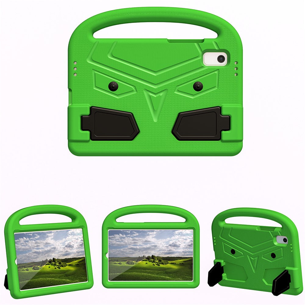 For Lenovo Tab M9 Sparrow Style EVA Case Foldable Kickstand Tablet Protective Cover with Portable Handle - Green