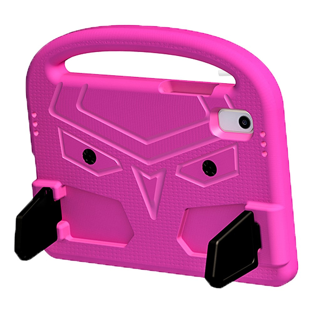 For Lenovo Tab M9 Sparrow Style EVA Case Foldable Kickstand Tablet Protective Cover with Portable Handle - Rose